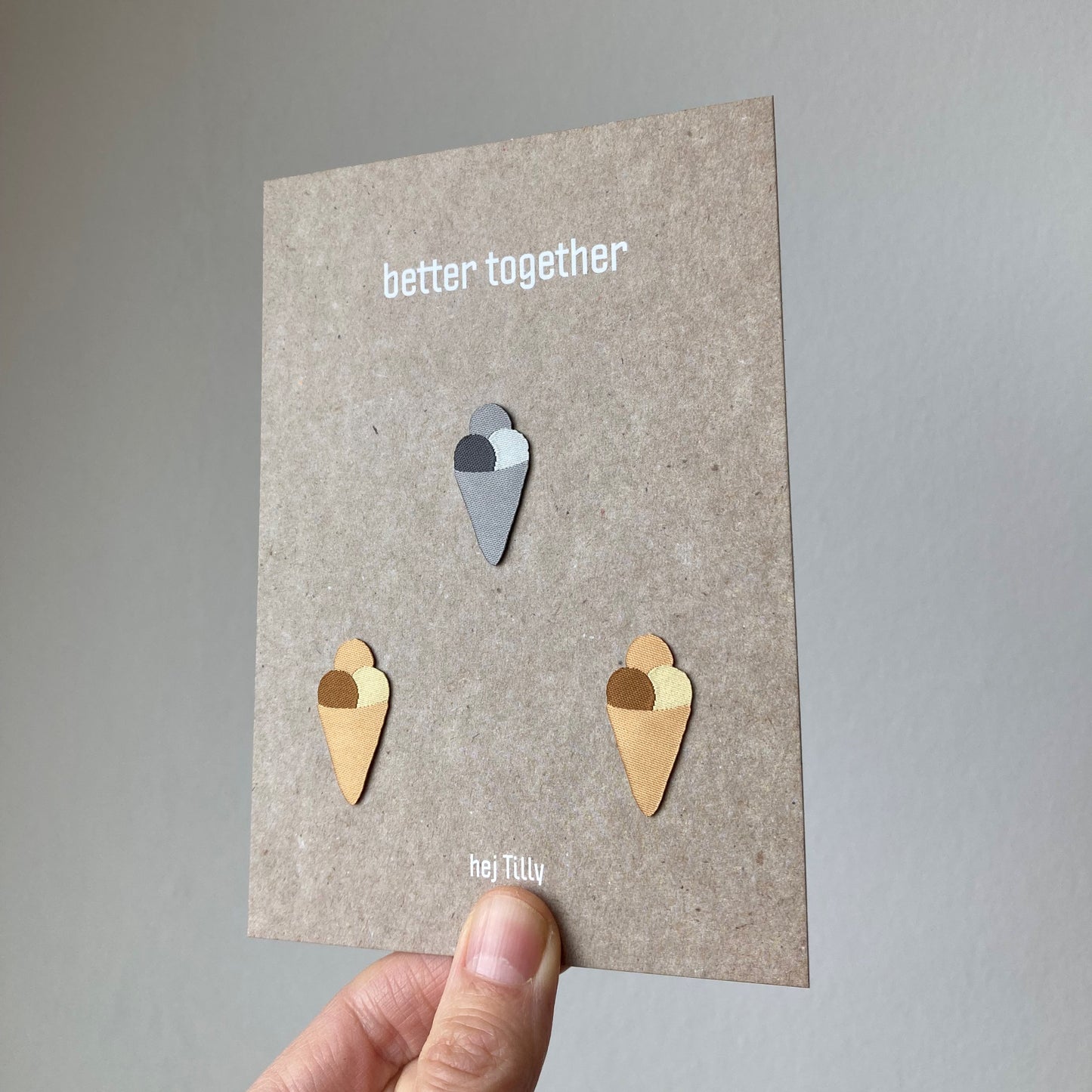 EIS Patch zum Aufbügeln, Braun