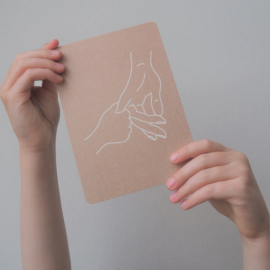 HAND IN HAND, Grußkarte